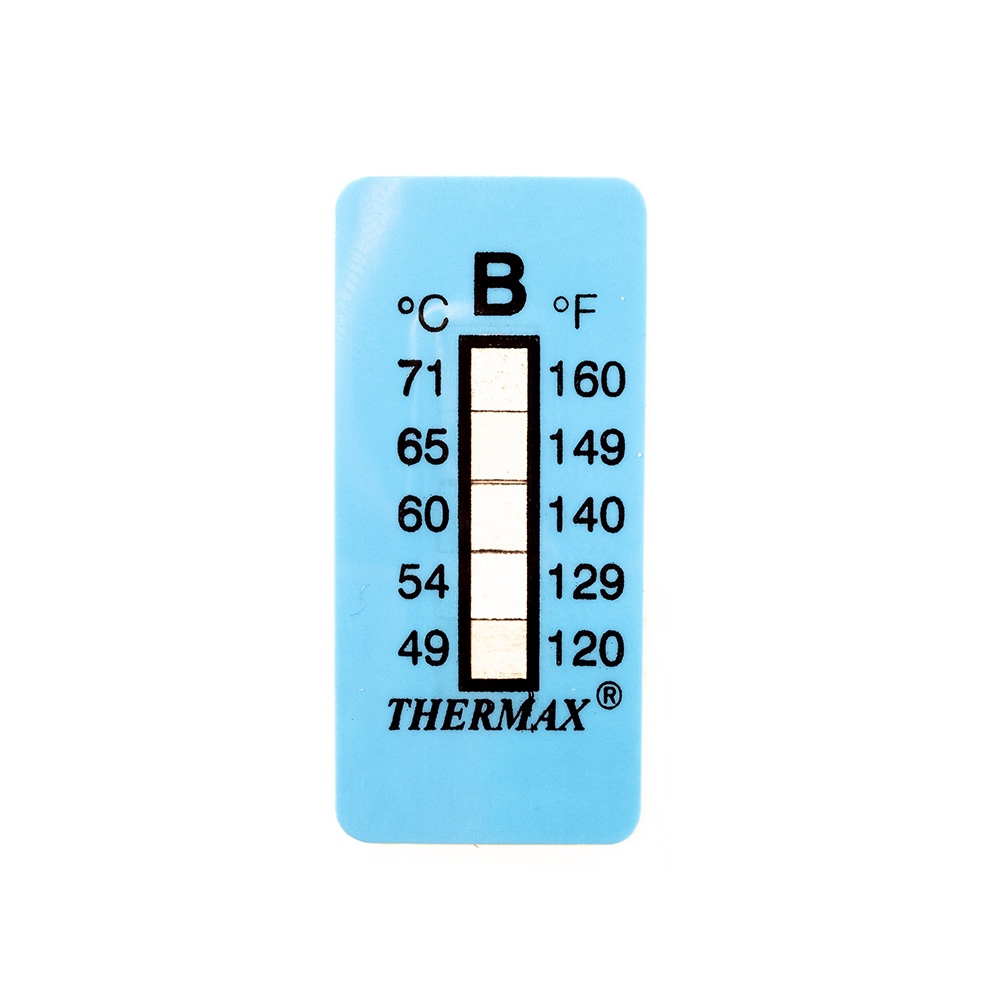 Samolepící teploměr / indikační proužek nereversibilní 49-71°C