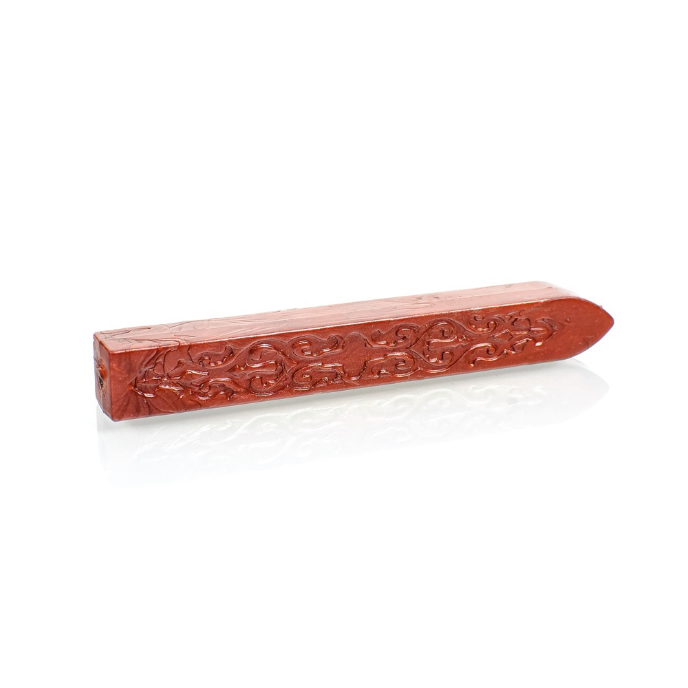 Pečetní vosk k pečetidlu typ 3 - červeno hnědá metalická