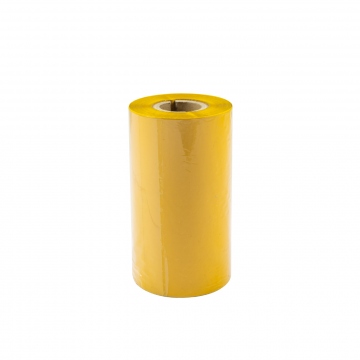 TTR vosková páska, 110mm žlutá, 300m
