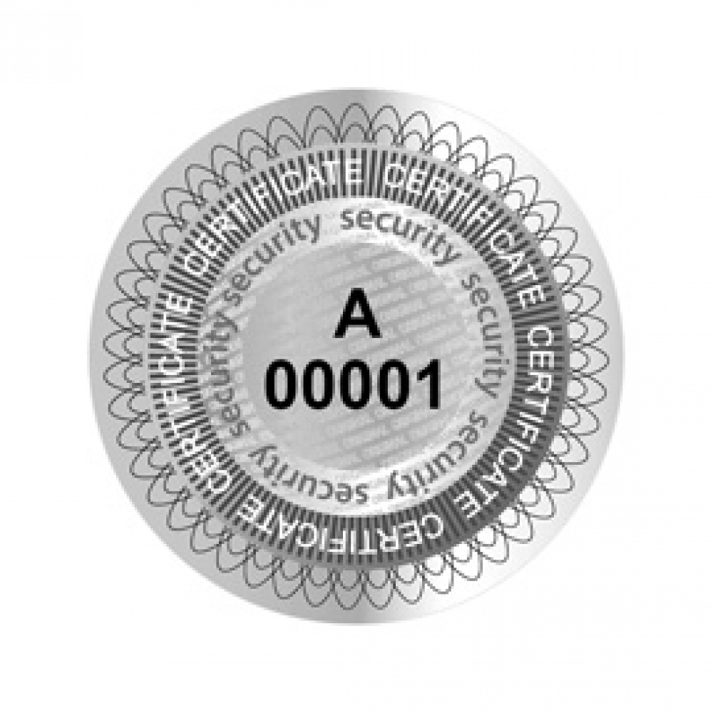 Certifikační papír A4 na výšku k potisku s ochrannými prvky a číslováním