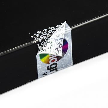 Bílý lesklý samolepící arch s VOID vrstvou pro tisk na laserové tiskárně A5