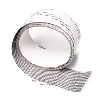 Opravná lepící páska pro opravu trhlin a děr v sítích proti hmyzu 5x200cm - černá