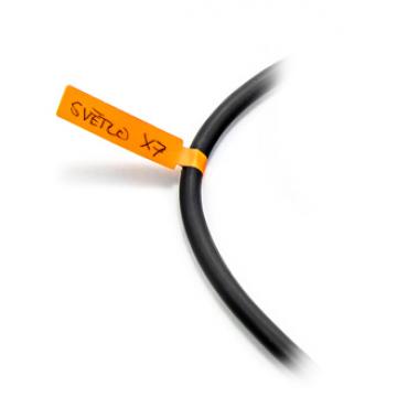 Nálepky k označování a popisu vodičů a kabelů oranžové