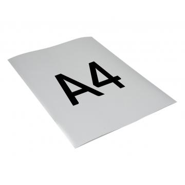 Stříbrná matná samolepící bezpečnostní VOID fólie formát A4