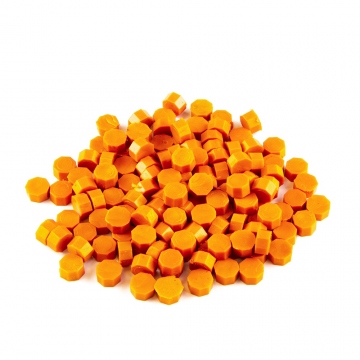 Pečetní vosk oranžový - granulovaný 30g - Typ 25