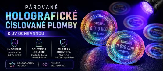 Holografické plomby s UV
